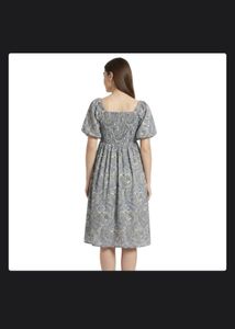 Bohemian Paisley Print Midi Dress