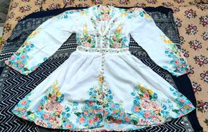 Floral Print Mini Dress (Brand New)