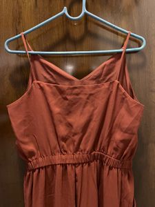Elegant Rust Jumpsuit