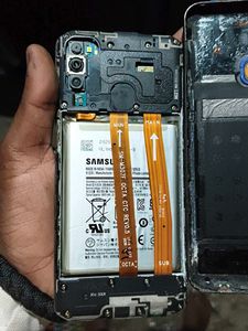 Used Blue Samsung Smartphone m21