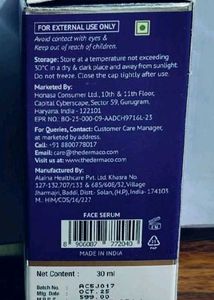 The Derma Niacinamide Co. Face Serum