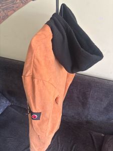 Orange Hooded Jacket
