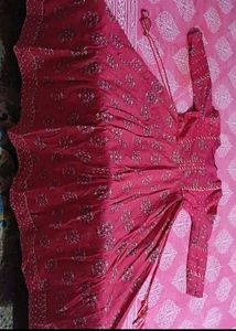 Elegant Red Printed Kurta