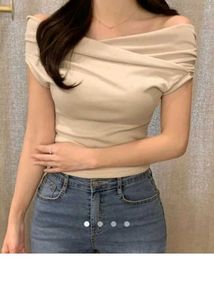 Off-Shoulder Drape Top