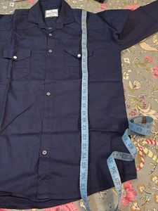 Navy Blue Long Sleeve Shirt