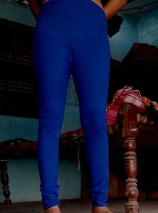 Blue Stretchable Leggings
