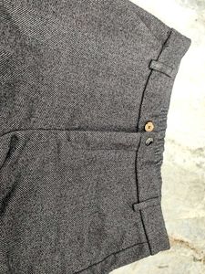 Classic warm Herringbone Pattern Pants