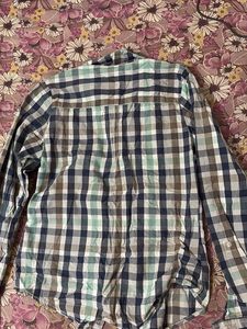 Fitted Plaid Long Sleeve Shirt Women
