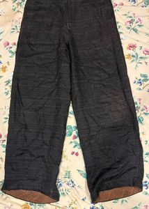 Rare Wide-Leg Textured Pants