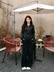 Sun Protection Black Lightweight Zip-Up Hoodie