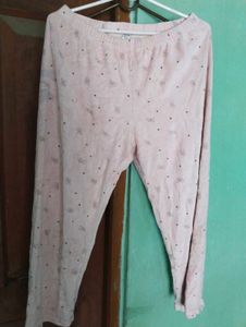 length 33half,Light Pink Printed Pyjama Bottoms