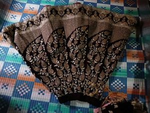 Embroidered Velvet Lehenga Choli