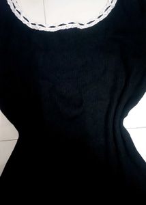 black knitted lolita top 🖤
