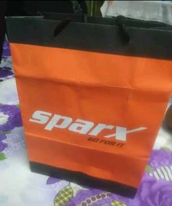 sparx Stylish White &amp; Gold Sneakers
