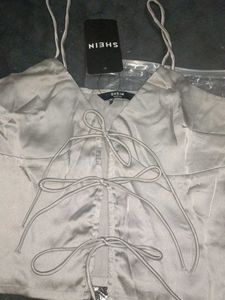 Silver Cami Top New with tag