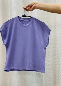 Lavender Cap Sleeve T-Shirt