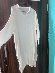 Elegant White Tunic Top and pants