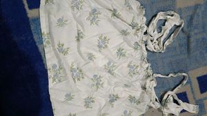 Floral Print Tie-Shoulder Top