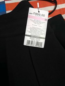 Max Chic Black Wide-Leg Pants