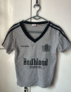 Grey Badblood Graphic T-Shirt
