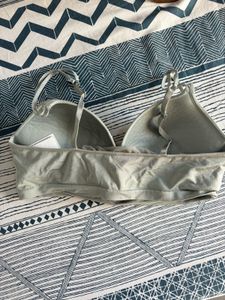 H&amp;M Luxe Sea foam ribbed Push up bra