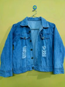 Distressed Denim Jacket