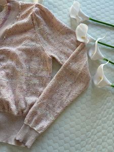 Chic Pink Knit Cardigan