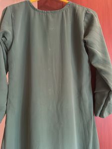 Green and Yellow Kurta Set