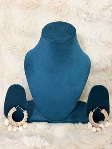 🐚Boho Seashell Hoop Earrings🦭