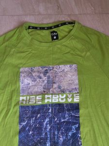 Lime Green Graphic T-Shirt