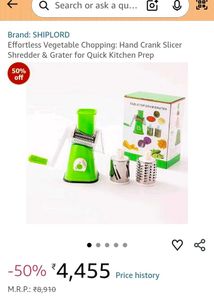 Stainless Steel Drum Roller Grater