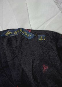 Black Embroidered Kurta