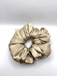 Set Of 3 L,M,S  Golden Satin Scrunchie