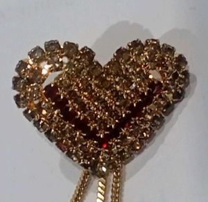 Gorgeous Heart Dangle Earrings