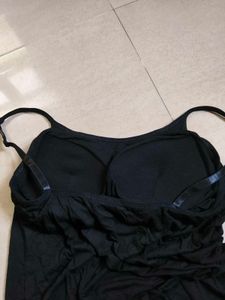 Black Camisole with Built-in Support