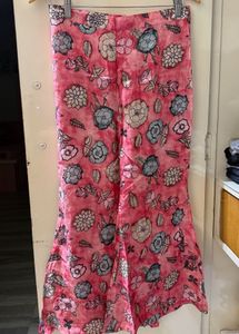 Trendy Pink Floral Cord Set
