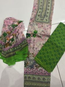 cotton suit  three piece