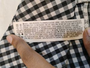 Gingham Tube Crop Top