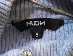 Ribbed Cut-out Mock Neck Top