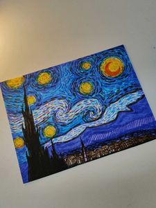 Starry Night Inspired Wall Art