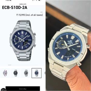 Casio Edifice Blue Dial Watch