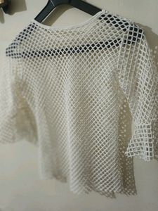 White Korean Style Western Over Top