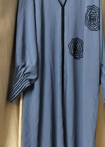 Elegant Grey Abaya