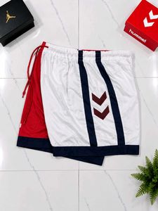 Hummel Red &amp; White Split Shorts