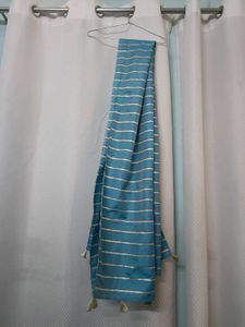 Blue Kurta Set with Pants &amp; Dupatta