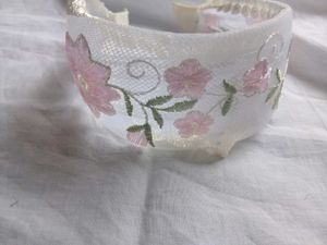 Embroidered Floral Headband