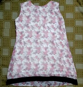Chic Floral Print Sleeveless Dress