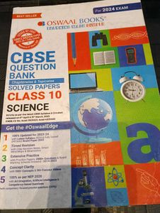 Oswaal CBSE Class 10 Study Material Science &amp; Math