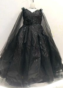 Stunning Black Sequin Gown