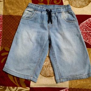 Light Wash Denim shorts for kids